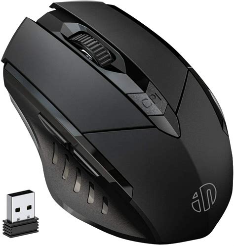 Rechargeable 2.4G Optical Cordless Mice Wireless Bluetooth Mouse with USB Nano Receiver for PC ...