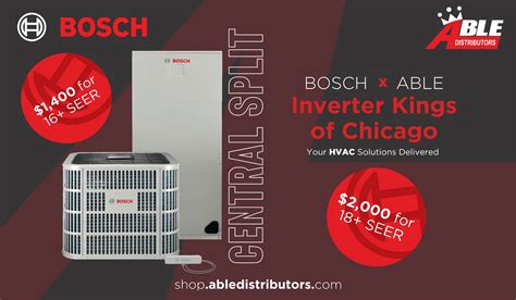 Bosch Instant Rebates: Central Systems – Able Distributors