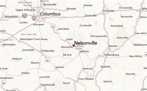 Nelsonville Location Guide | Maps Of Ohio