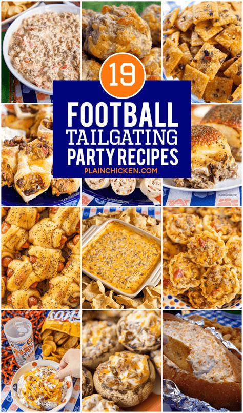 Tailgating Party Recipes for Football Season | Plain Chicken®