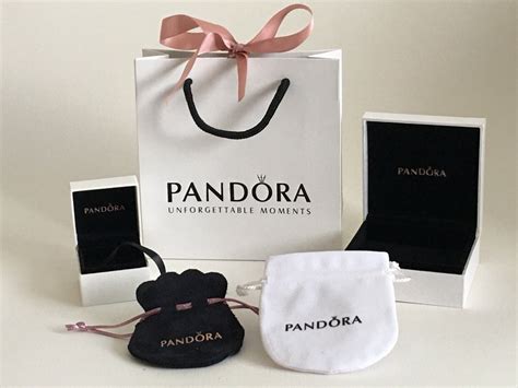 Original PANDORA Gift Bag, Charm Box, bag,Velvet Pouch, ring box ...