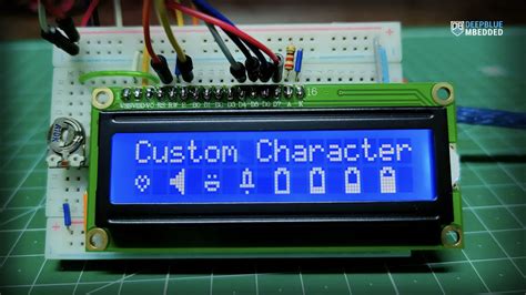 LCD Custom Character - Arduino LCD 16x2