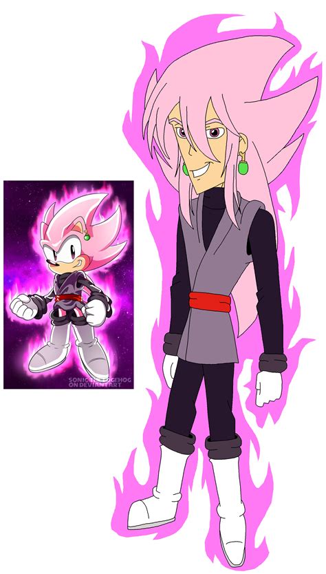 RQ: Sonic Rose Black humanized by SUP-FAN on DeviantArt