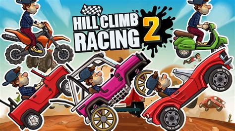 Hill Climb Racing 2 - Unlocked All Vehicles - YouTube