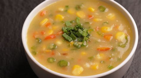 10 Minute Sweet Corn Soup- Restaurant Style - Aarti Madan