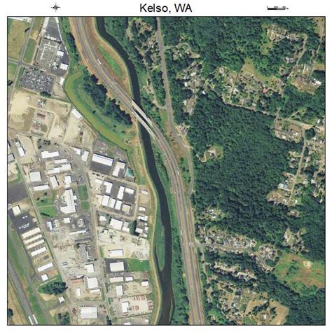 Aerial Photography Map of Kelso, WA Washington