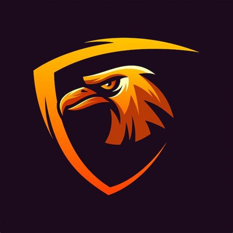 Vector logo de águila | Vector Premium