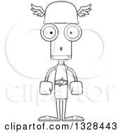 Royalty-Free (RF) Hermes Robot Clipart, Illustrations, Vector Graphics #1
