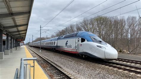 165 MPH Amtrak New Acela 21 (Alstom Avelia Liberty) Test Train w/ Horn ...