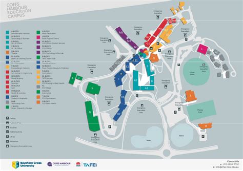 Coffs Harbour campus map - Southern Cross University