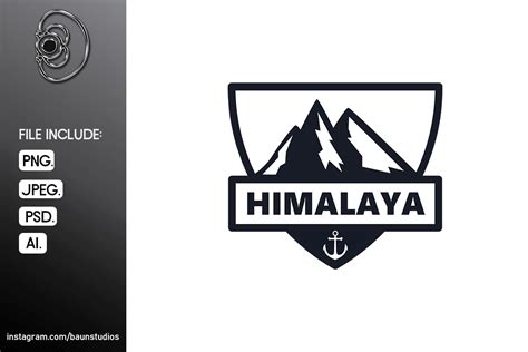 Himalaya Mountain Logo Illustration Graphic by baunstudios · Creative ...