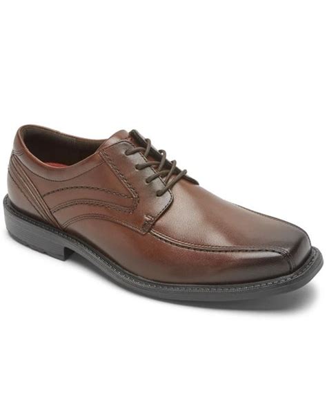 Rockport Leather Style Leader 2 Bike Toe Oxford Shoes in Brown for Men ...