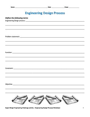 Design Process Worksheet - Fill Online, Printable, Fillable, Blank | pdfFiller