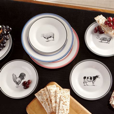 Farm Animals Ceramic Dessert Plates Barn Apartment, Apartment Living ...