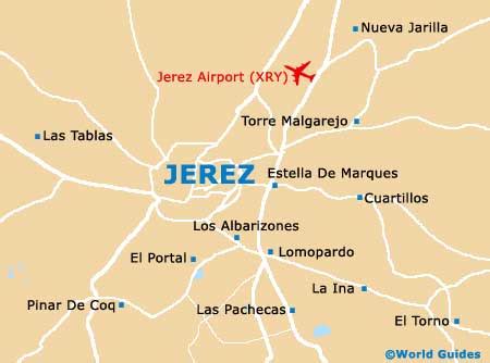 Map of Jerez Airport (XRY): Orientation and Maps for XRY Jerez de la Frontera Airport