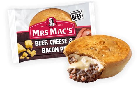 Beef, Cheese & Bacon Pie - Mrs Mac's