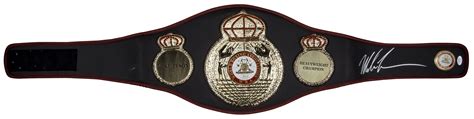 Lot Detail - Mike Tyson Autographed WBA World Champion Belt (PSA/DNA)