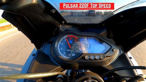 Pulsar 220F Bs6 New Model 2021 Top Speed Test 🥶🥶 - YouTube