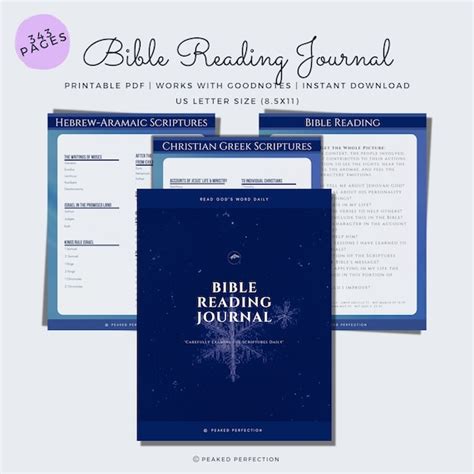 Bible Reading Journal Color Printable Download Digital - Etsy