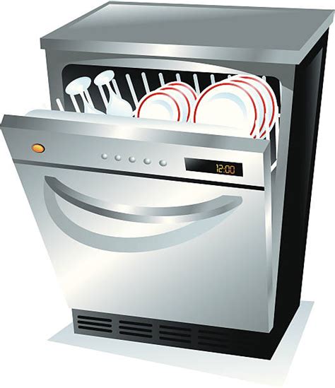 Royalty Free Commercial Dishwasher Clip Art, Vector Images ...