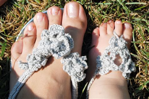 How To Crochet Over Flip Flops · How To Make A Sandal / Flip Flop ...