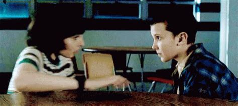 Mike And Eleven GIF - Mike AndEleven Kiss - Discover & Share GIFs