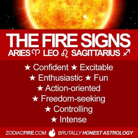 7 Revealing Traits Of The FIRE Zodiac Signs… | Fire signs, Fire zodiac ...