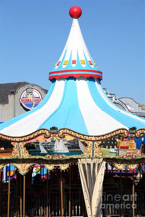 The Pier 39 Carousel San Francisco California 5D26100 Photograph by Wingsdomain Art and ...