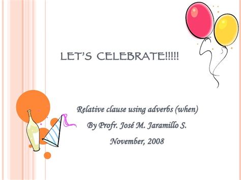 Let’s Celebrate!!!!!