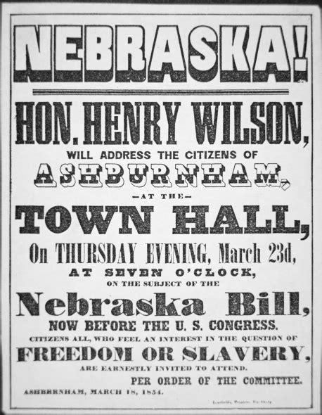 The Kansas-Nebraska Act - SLAVERY IN AMERICA