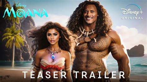 MOANA Live Action - Official Trailer (2024) Zendaya, Dwayne Johnson | Disney+