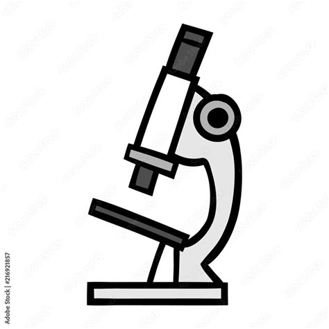 Cartoon Microscope Clipart Black