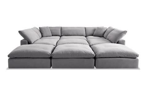 Dream Gray Modular 9 Piece Sectional | Bobs.com