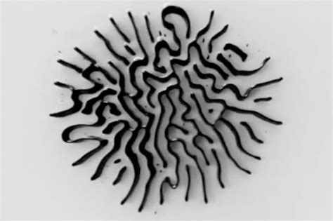 ferrofluid moving magnetic sculptures