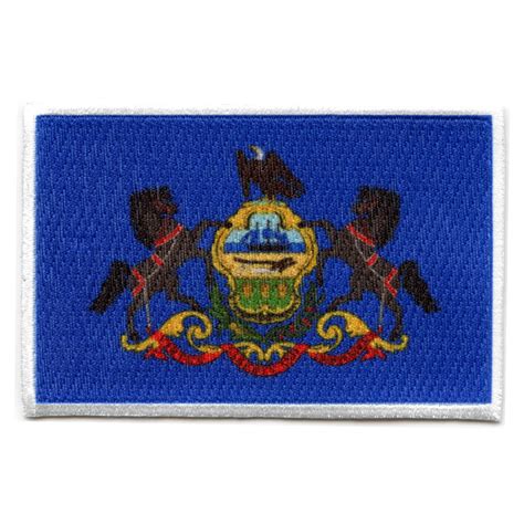 Pennsylvania Patch State Flag Embroidered Iron On – Patch Collection