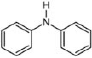 Molecular structure of diphenylamine. | Download Scientific Diagram