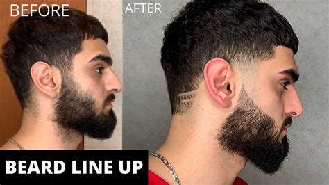 HOW TO SHAPE UP YOUR BEARD | BEARD LINE UP |BEARD TUTORIAL| BEARD SHAPE ...