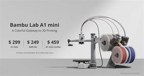 Introducing Bambu Lab A1 mini - A colorful gateway to 3D printing ...