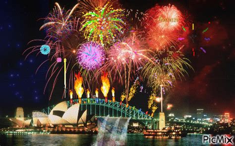 Sydney new year fireworks - Free animated GIF - PicMix