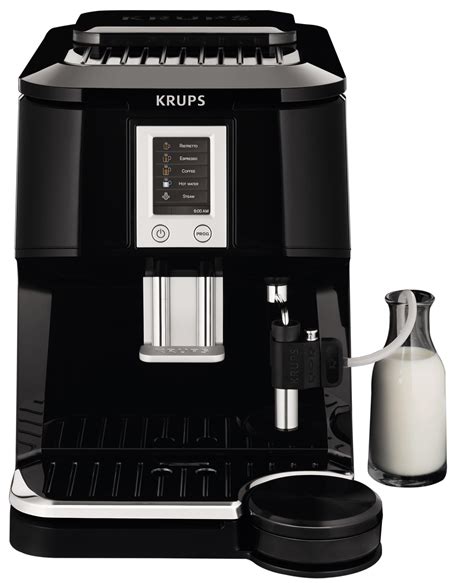 KRUPS Falcon Automatic Espresso Cappuccino Machine w/ Built-in Conical ...