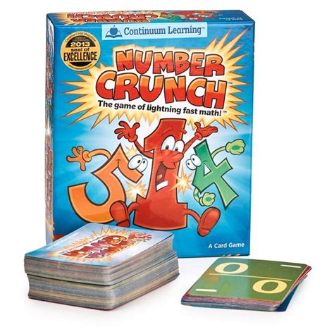 Number Crunch Award Winning & Fun Math Game for Kids of all Ages - Walmart.com - Walmart.com