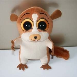 Amazon.com: Madagascar 2 Penguins Mort the Lemur 22cm Plush Doll PP Cotton: Toys & Games