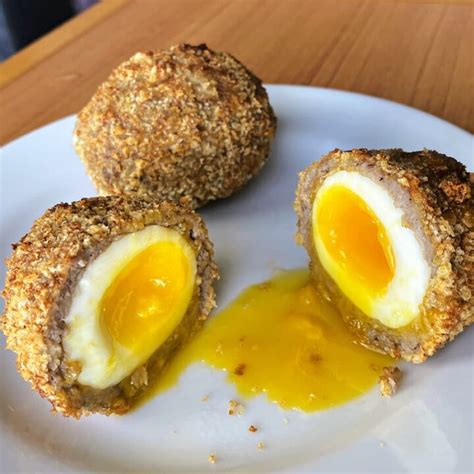 Perfect Soft-Boiled Scotch Eggs (Air Fryer Recipe)