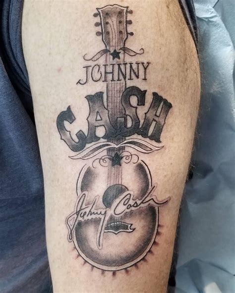 Johnny Cash Tattoo | Tattoo Ideas and Inspiration | Picture tattoos, Tribute tattoos, Johnny ...