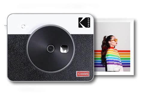 Kodak Mini Shot 3 Retro 2-in-1 Portable Instant Camera & Photo Printer (C300RW) – White ...