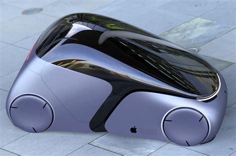 This fluid Apple iCar iteration is a modular design that goes against Apple’s current ecosystem ...