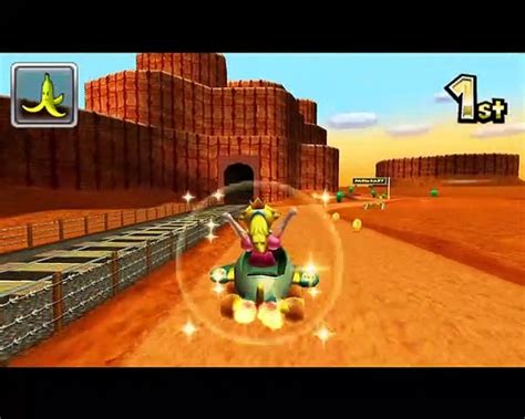 Nintendo 3DS, Mario Kart 7, N64 Kalimari Desert, Peach Gameplay - video Dailymotion