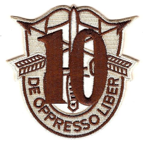 10th Special Forces Group Crest Desert Green 10 Patch | Special Forces ...