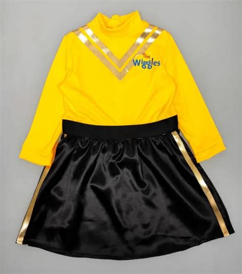 KIDS GIRLS THE Wiggles Dress Costume Emma Wiggle Fancy Dress Cosplay ...