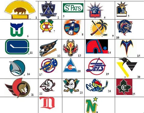 Old Nhl Logos